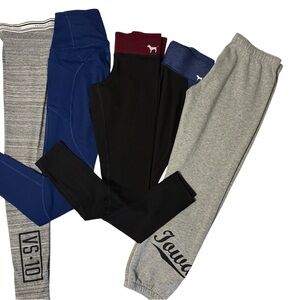 PINK & Victoria's Secret Leggings/Sweatpants - Selling all 5 pair for $50